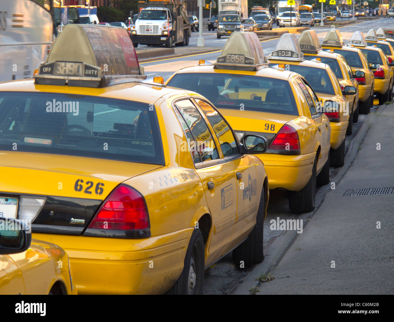 Le taxi street Banque D'Images