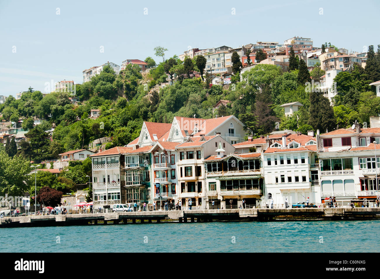 Istanbul Turquie Bosphore Bosphore turc Bateau Banque D'Images