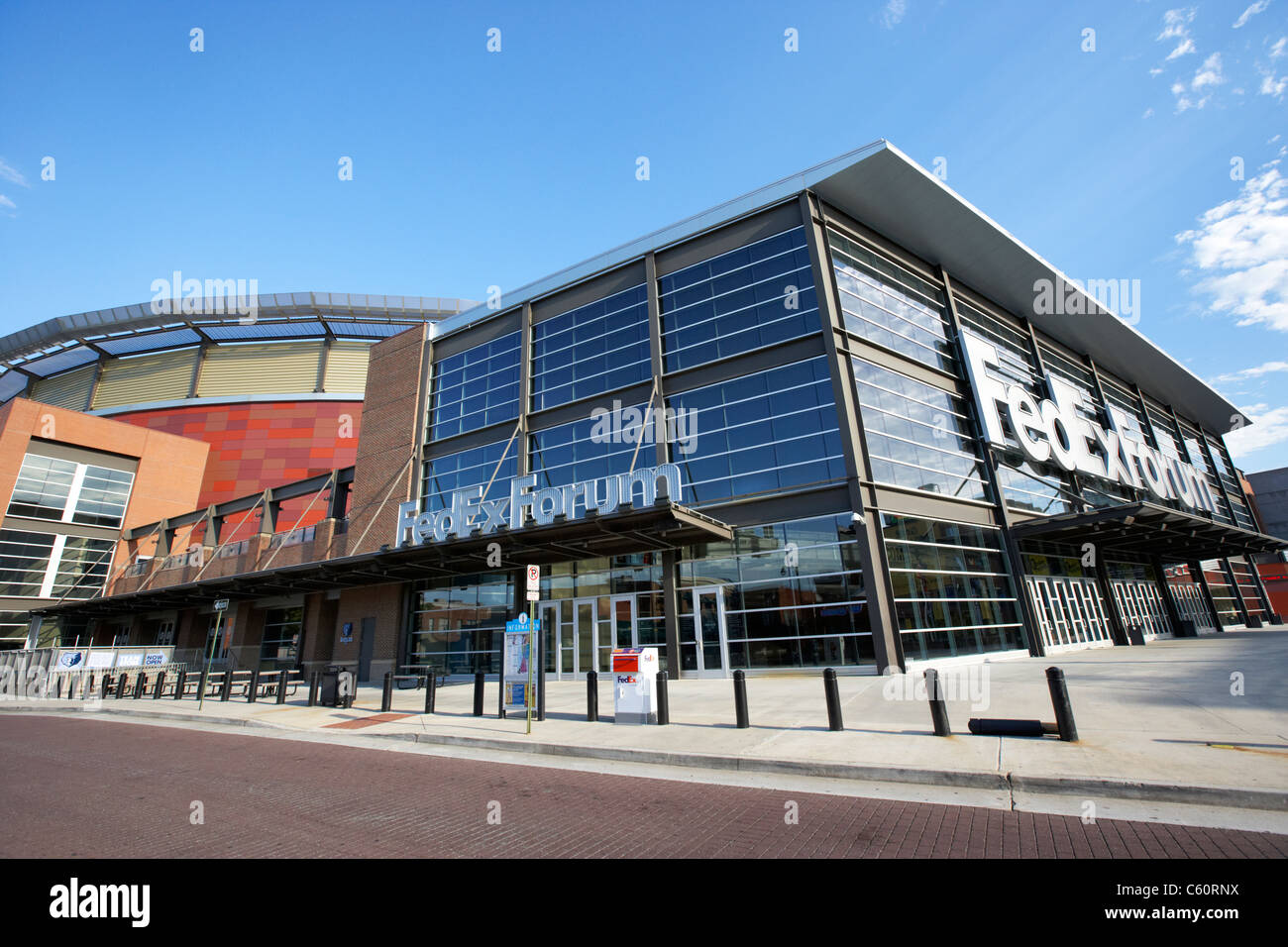 Le fedexforum Memphis Tennessee united states america usa Banque D'Images