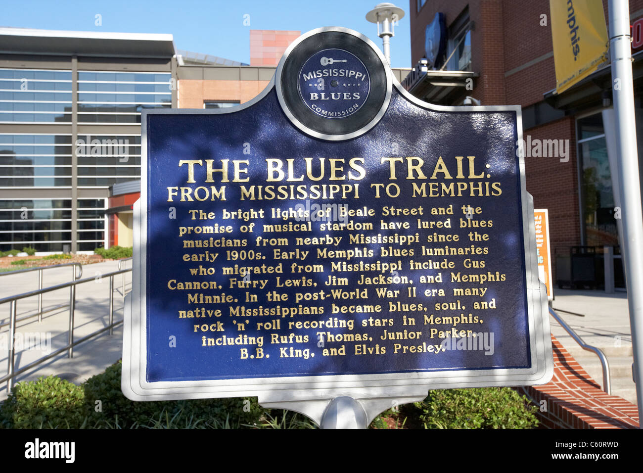 Le blues, Memphis Tennessee united states america usa Banque D'Images