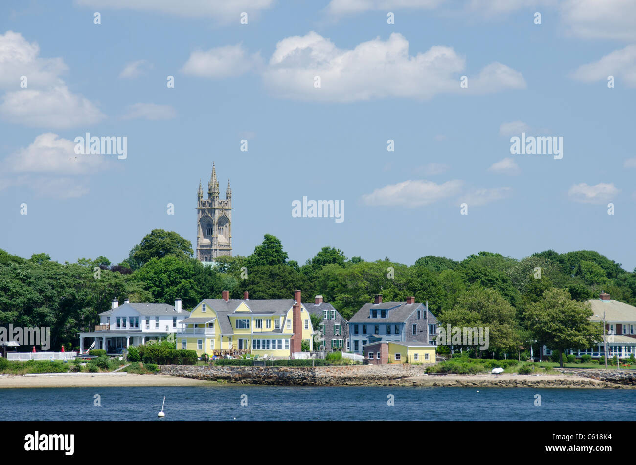 Le Massachusetts, New Bedford, le port de Fairhaven. Banque D'Images