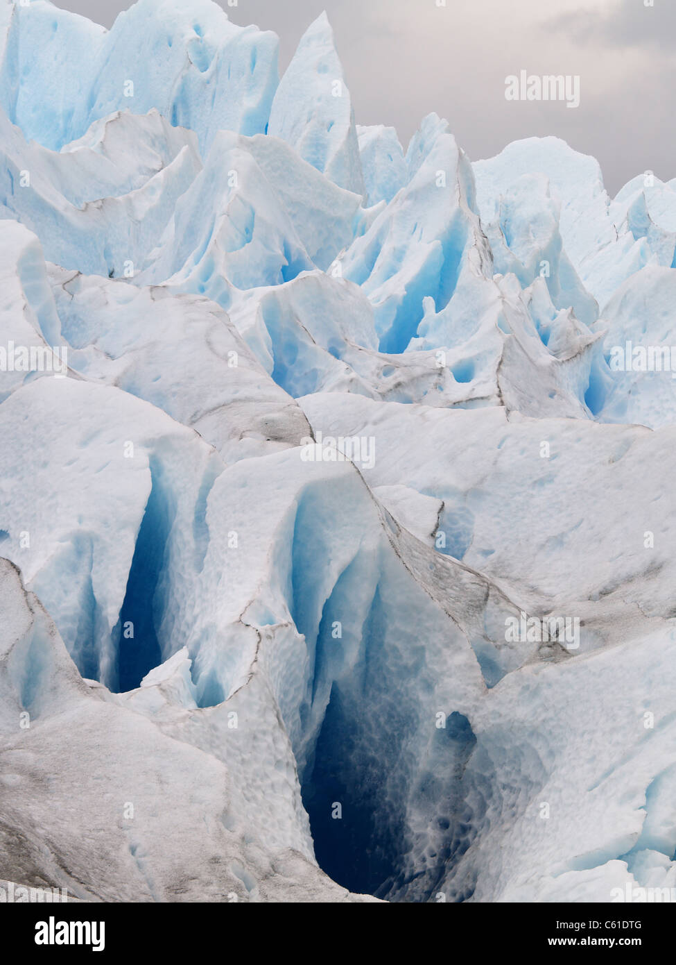 Glaciar Perito Moreno, Parque Nacional Los Glaciares, Argentine Banque D'Images