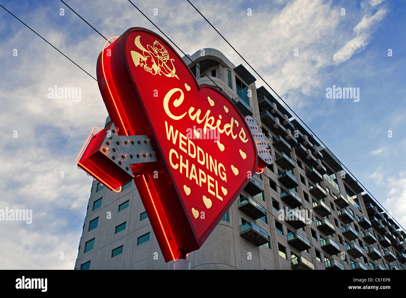 Cupids chapelle de mariage de Las Vegas NV Nevada Banque D'Images