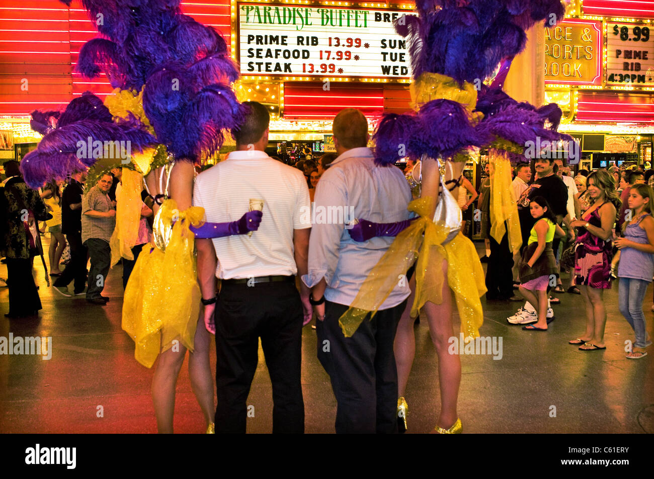 Showgirls las vegas Banque de photographies et d’images à haute