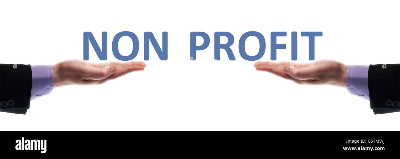 Mot à but non lucratif Banque D'Images