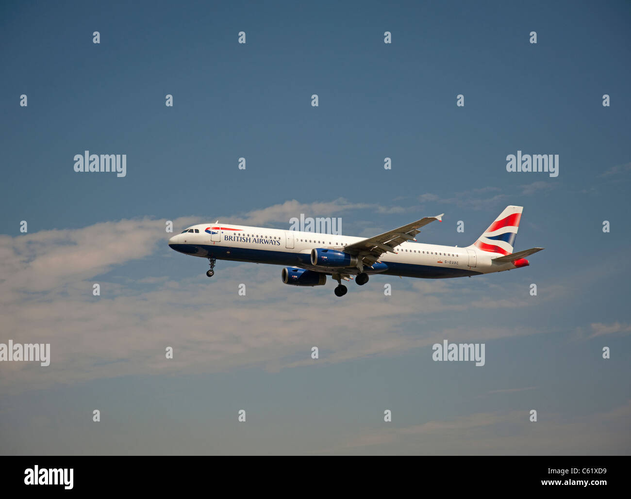 British Airways avion Airbus A321-231 7554 SCO Banque D'Images