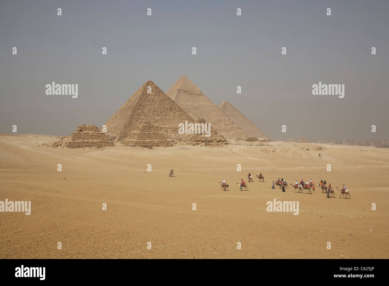 Pyramides, Égypte Banque D'Images