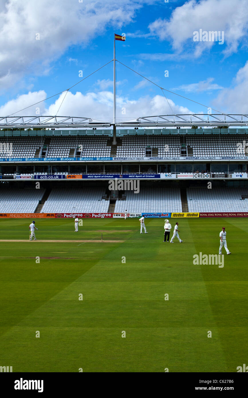 Grande tribune du Lords Cricket Ground Banque D'Images