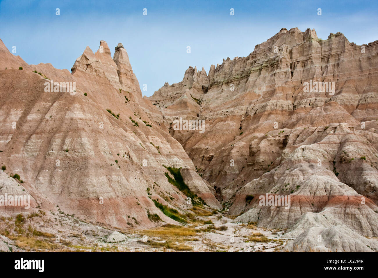 Badlands National Park dans le Dakota du Sud. Banque D'Images