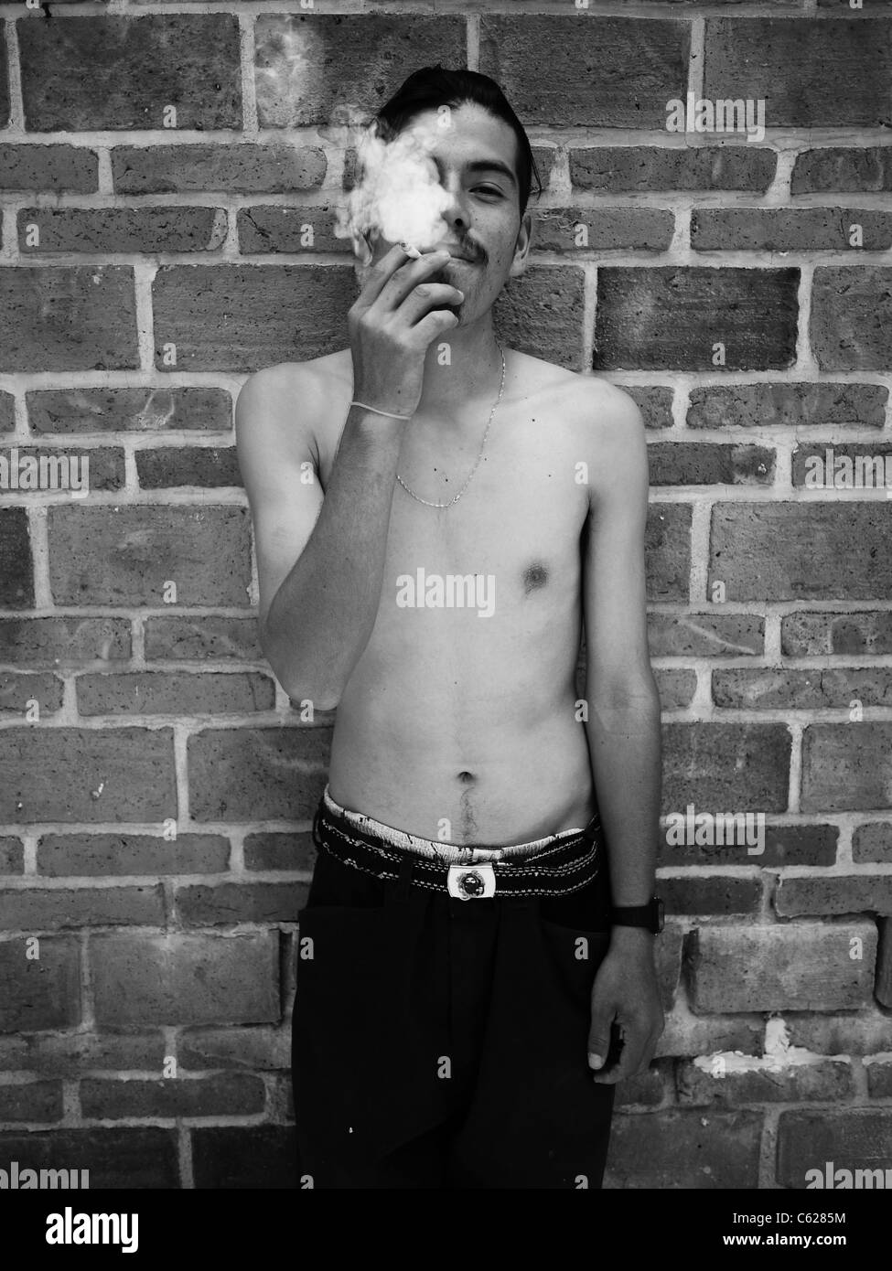 Portrait de la rue d'un homme mexicain. Banque D'Images