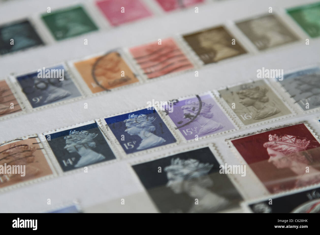 Royaume-Uni 200 Divers Timbres Grande-Bretagne Colonies et Empire (Timbres pour Les collectionneurs