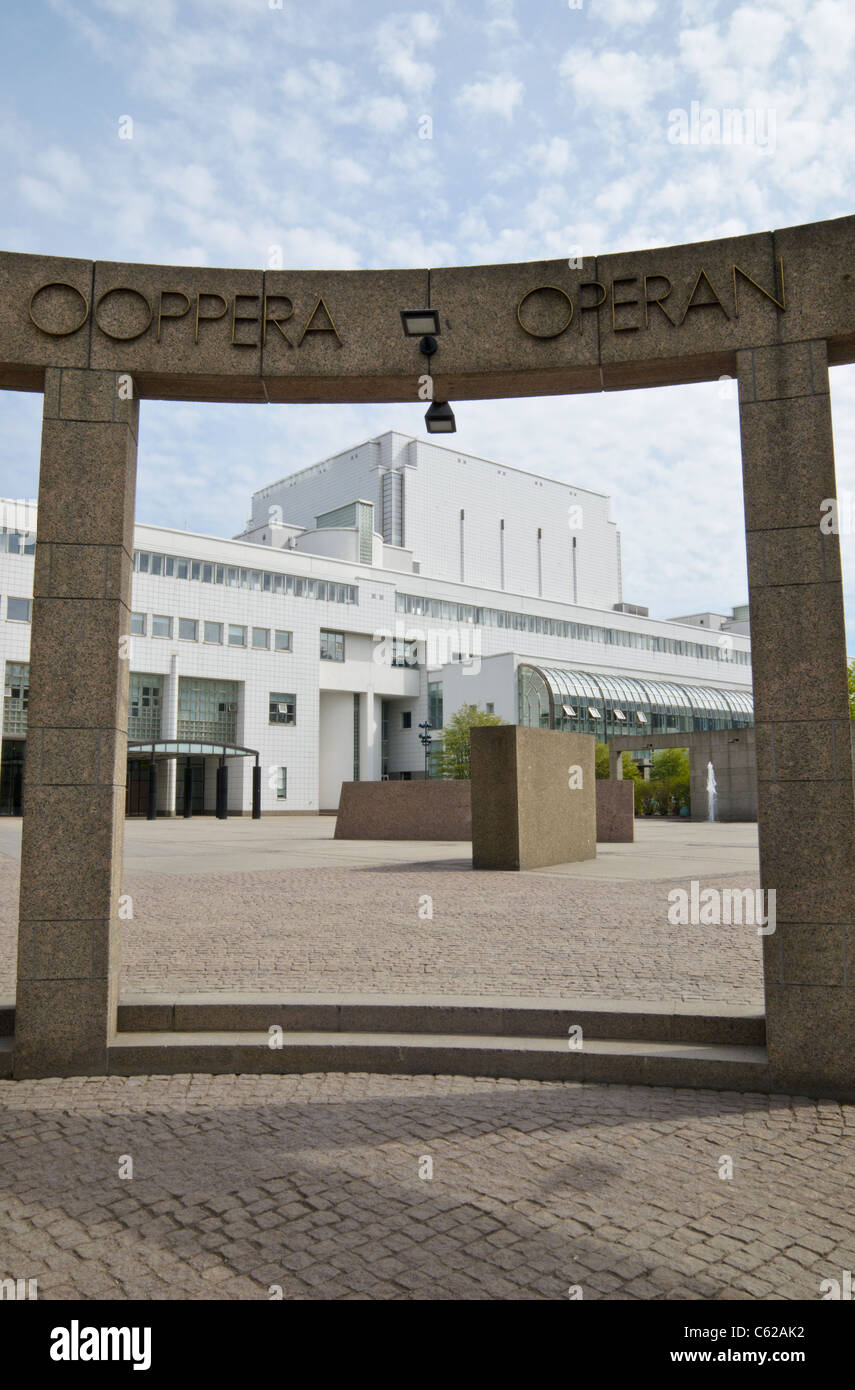 L'Opéra National de Finlande, Helsinki, Finlande Banque D'Images