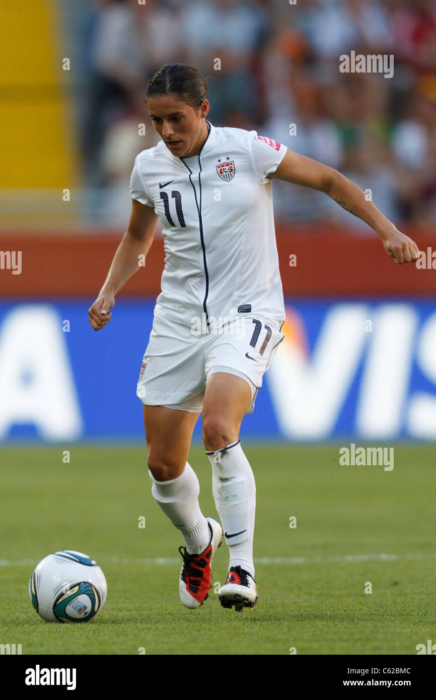 Alex Krieger des États-Unis en action au cours d'une Coupe du Monde féminine de la fifa Groupe C match contre la Corée du Nord le 28 juin 2011. Banque D'Images