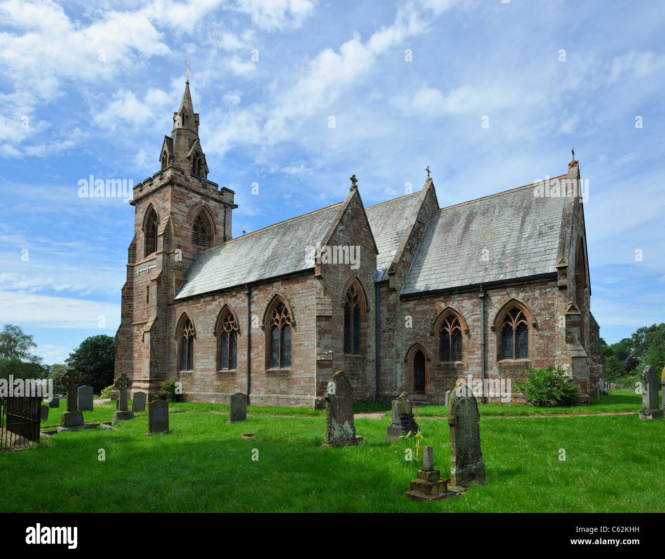 Église de Saint John. Skirwith, Cumbria, Angleterre, Royaume-Uni, Europe. Banque D'Images