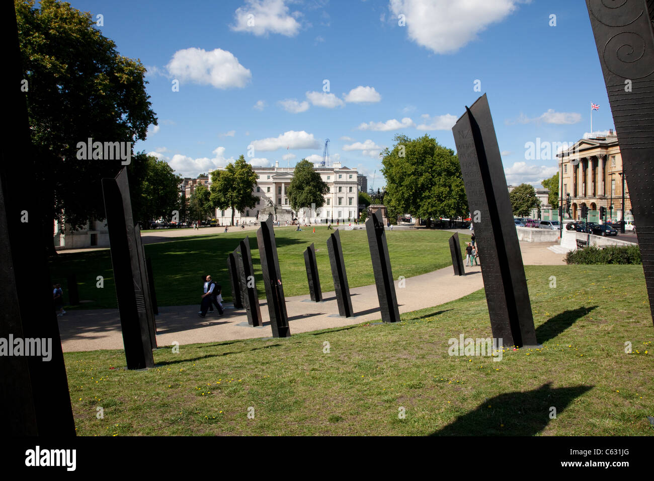 UK-New Zealand memorial, Hyde Park, London Banque D'Images