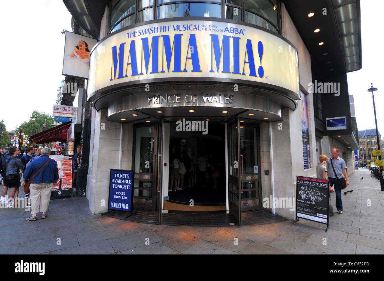 Prince of Wales Theatre, Mamma Mia !, Londres, Angleterre, Royaume-Uni Banque D'Images
