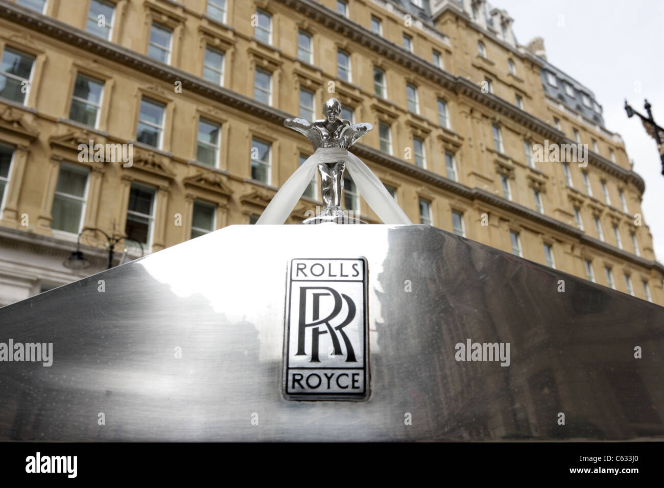 De rares Rolls Royce Phantom V1 Voiture de mariage Landaulette, vu ici à Whitehall Court à Londres. Banque D'Images