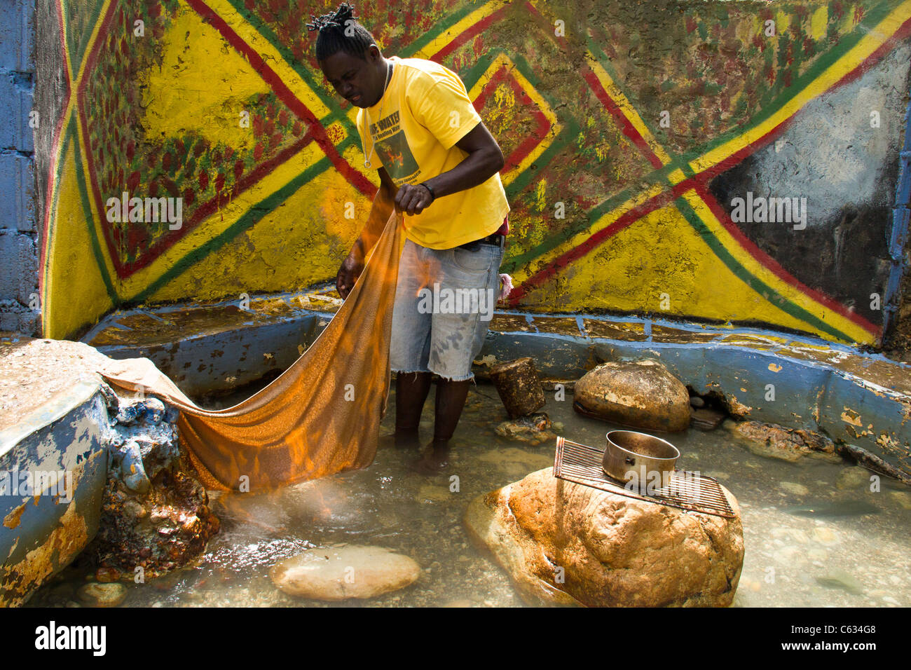 Shearwater springs près de Ocho Rios en Jamaïque Banque D'Images