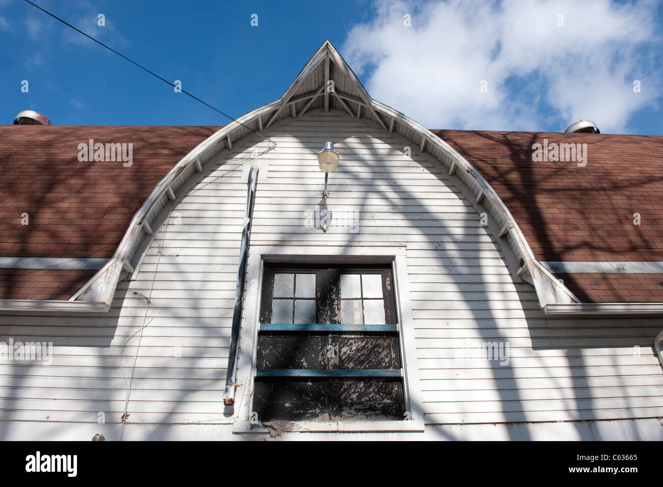 Toit d’une grange Banque D'Images