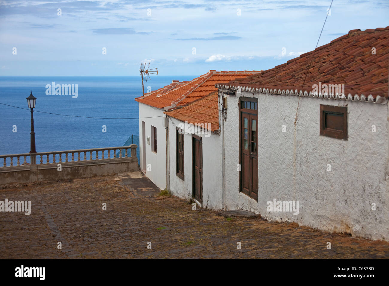Maisons à Santo Domingo de garafia, la palma, Canary Islands, Spain, Europe Banque D'Images