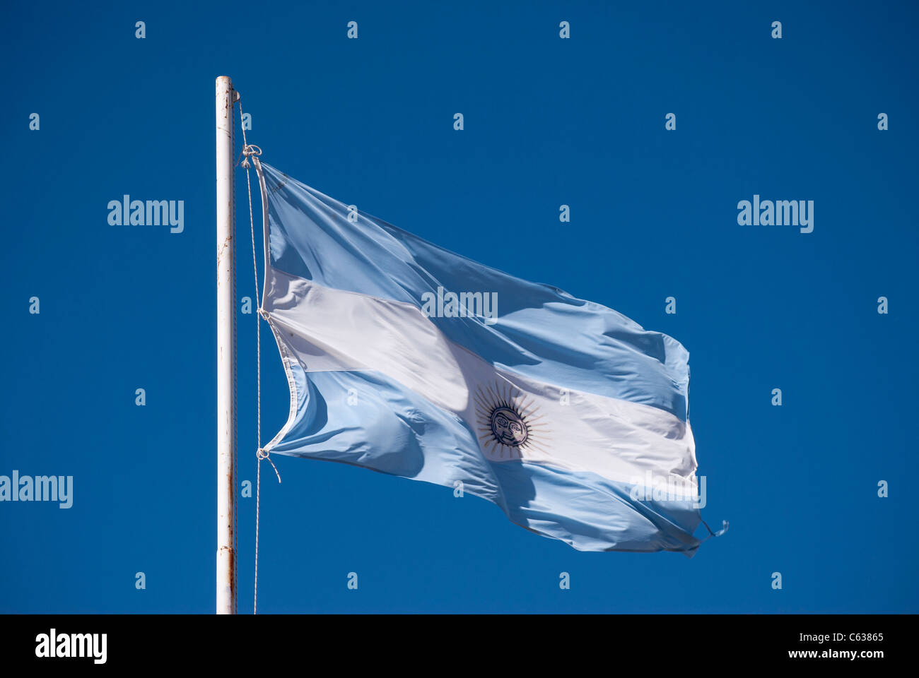 drapeau Argentine Banque D'Images