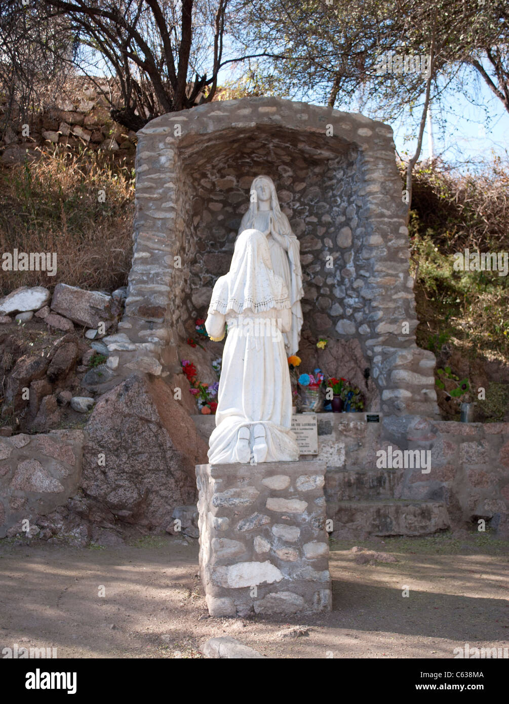 Sanctuaire de la Vierge de Lourdes, San Luis, Argentine Banque D'Images