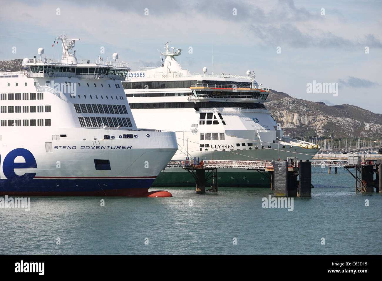 Irish Ferry Ulysses Holyhead Port Banque De Photographies Et D’images à ...