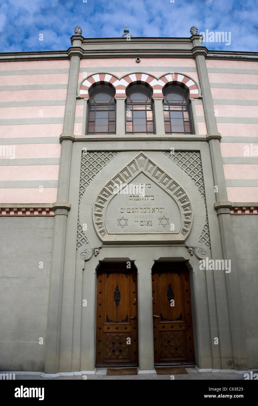 La Grande Synagogue de Genève Banque D'Images