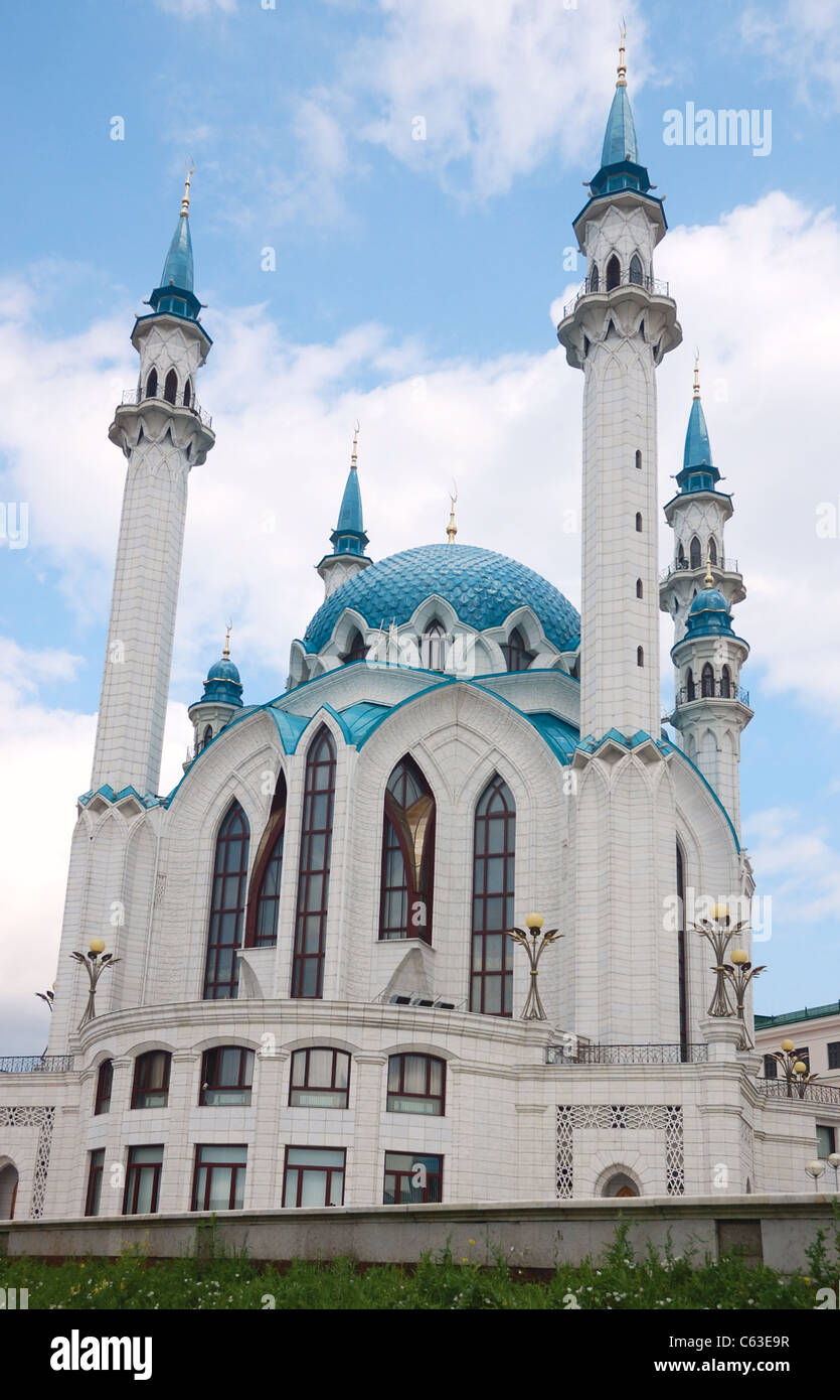 La mosquée Kul Sharif à Kazan Kremlin. Fédération de Russie Banque D'Images