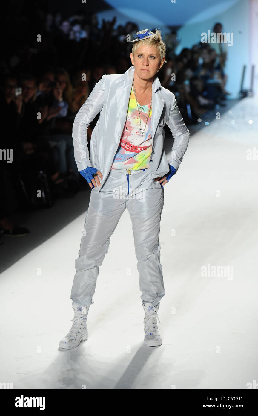 Ellen Degeneres présents pour Richie Rich Printemps/Été 2011 Collection de mode, Lincoln Center, New York, NY Le 9 septembre 2010. Photo par : Rob riche/Everett Collection Banque D'Images