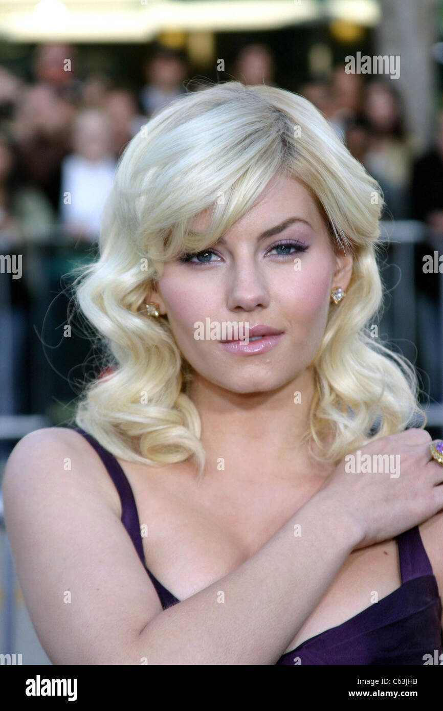 Elisha Cuthbert aux arrivées de HOUSE OF WAX premiere, Los Angeles, CA, le 26 avril 2005. Photo par : Effie Naddel/Everett Collection Banque D'Images
