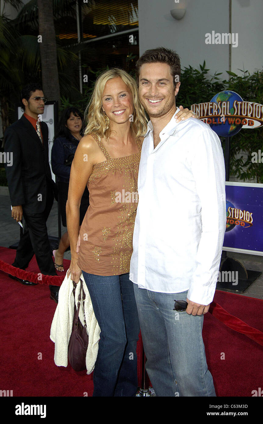 Erinn Bartlett, Oliver à Hudson arrivés pour la clé de squelette Premiere, Universal Studios de Cinéma à Universal CityWalk, Los Angeles, CA, 02 août 2005. Photo par : Michael Germana/Everett Collection Banque D'Images