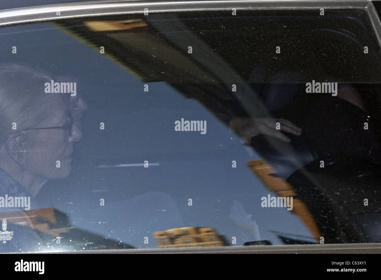 Vanessa Redgrave arrive à Lenox Hill Hospital, à New York, où sa fille, l'actrice Natasha Richardson, a été traité pour une blessure grave à la tête subies dans un accident de ski à Montréal, Canada. Natasha Richardson a succombé à ses blessures et a été retiré de l'appui de la vie. Elle est décédée le mercredi 18 mars 2009. Lenox Hill Hospital, de l'Upper East Side, New York City, NY Le 18 mars 2009. Photo par : Michaël Jankelowitz Ari/Everett Collection Banque D'Images