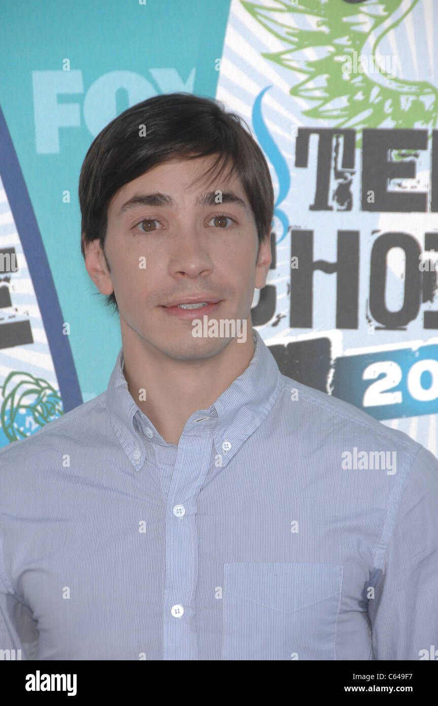 Justin Long aux arrivées de Teen Choice Awards 2010 - Arrivées, Gibson Amphitheatre, Los Angeles, CA 8 août 2010. Photo par : Michael Germana/Everett Collection Banque D'Images