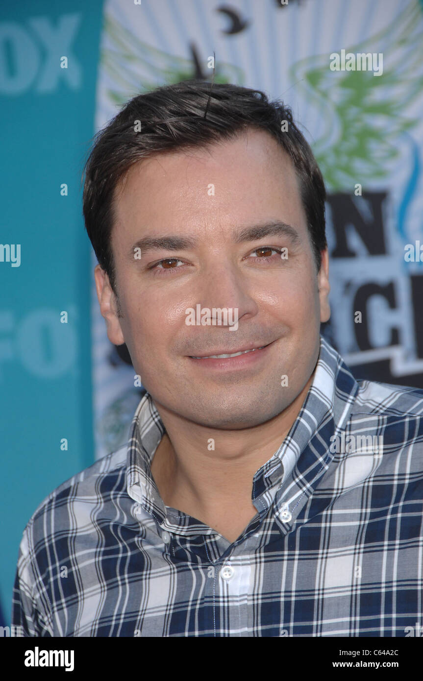 Jimmy Fallon aux arrivées de Teen Choice Awards 2010 - Arrivées, Gibson Amphitheatre, Los Angeles, CA 8 août 2010. Photo par : Banque D'Images