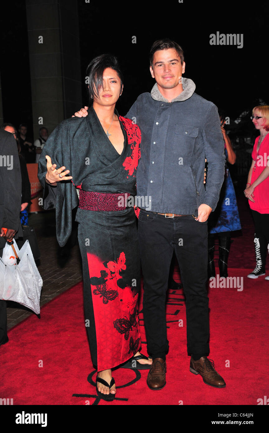 GACKT, Josh Hartnett aux arrivées de BUNRAKU première projection au Festival International du Film de Toronto (TIFF), Ryerson Theatre, Banque D'Images