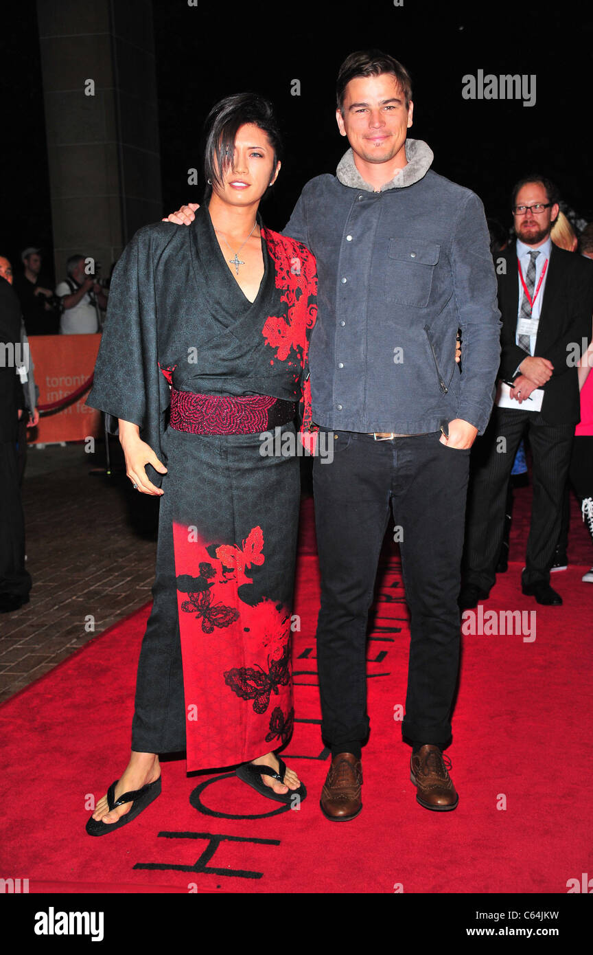 GACKT, Josh Hartnett aux arrivées de BUNRAKU première projection au Festival International du Film de Toronto (TIFF), Ryerson Theatre, Banque D'Images