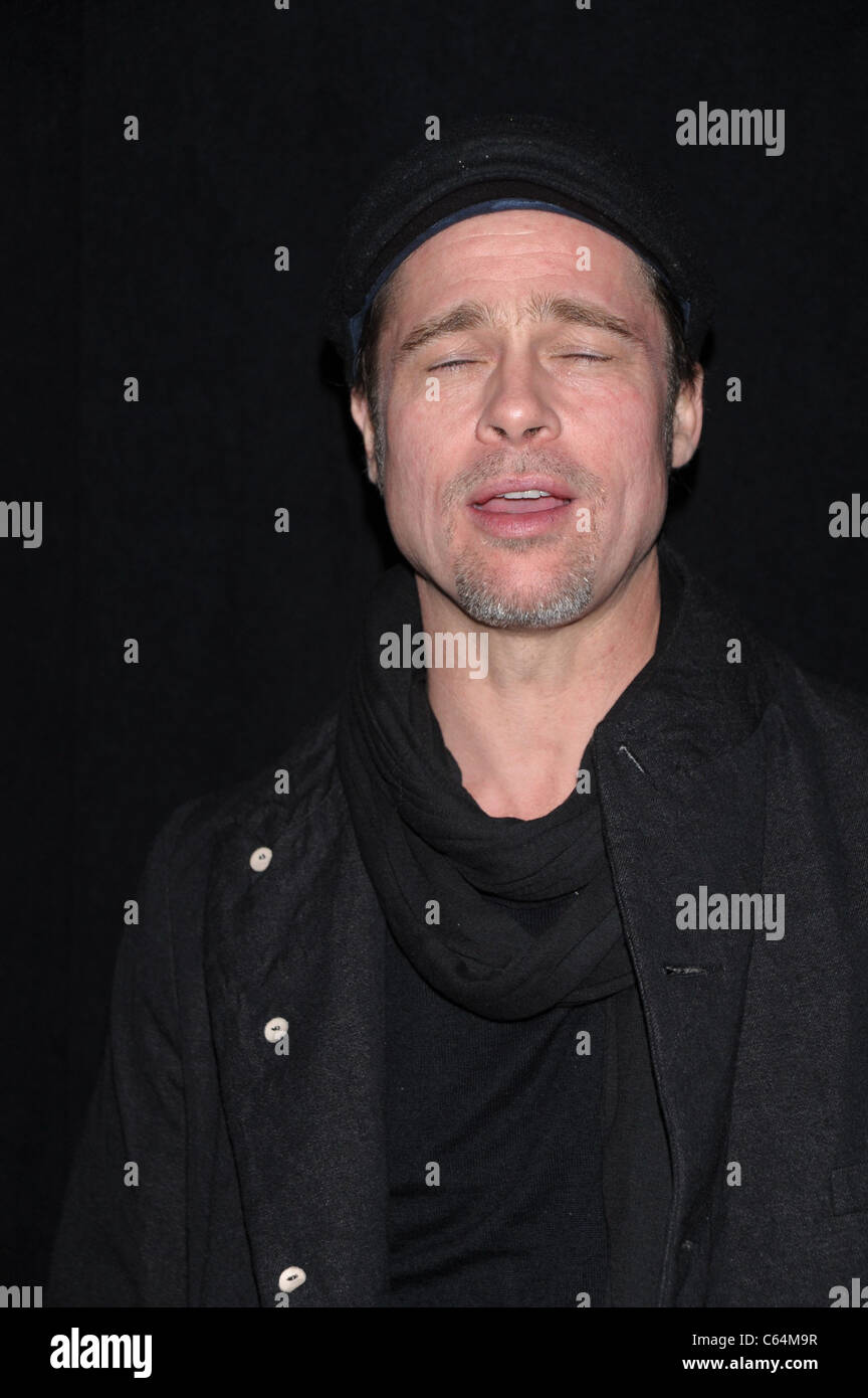 Brad Pitt aux arrivées pour MEGAMIND Premiere, AMC Lincoln Square 13 IMAX Theatre, New York, NY Le 3 novembre 2010. Photo par : Rob riche/Everett Collection Banque D'Images