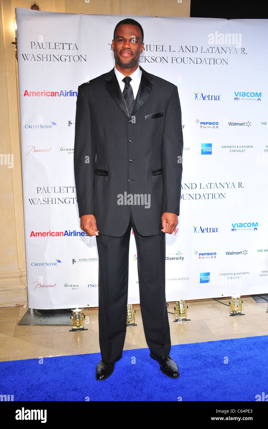 David Robinson aux arrivées de Gala bleu pour Spelman College, l'hôtel Plaza, New York, NY Le 4 octobre 2010. Photo par : Gregorio T. Binuya/Everett Collection Banque D'Images