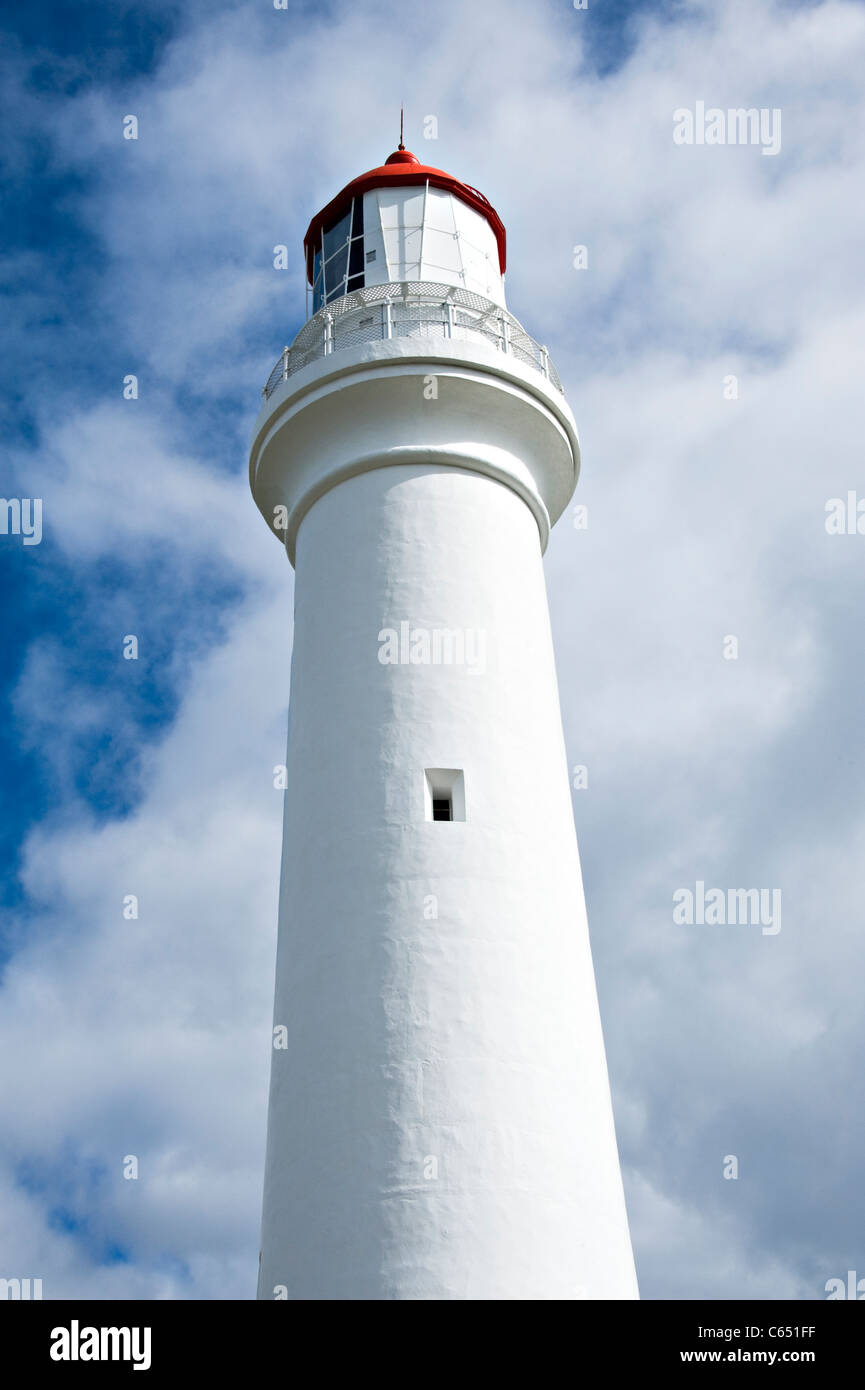 Split Point Lighthouse sur la Great Ocean Road à Aireys Inlet Victoria Australie Banque D'Images