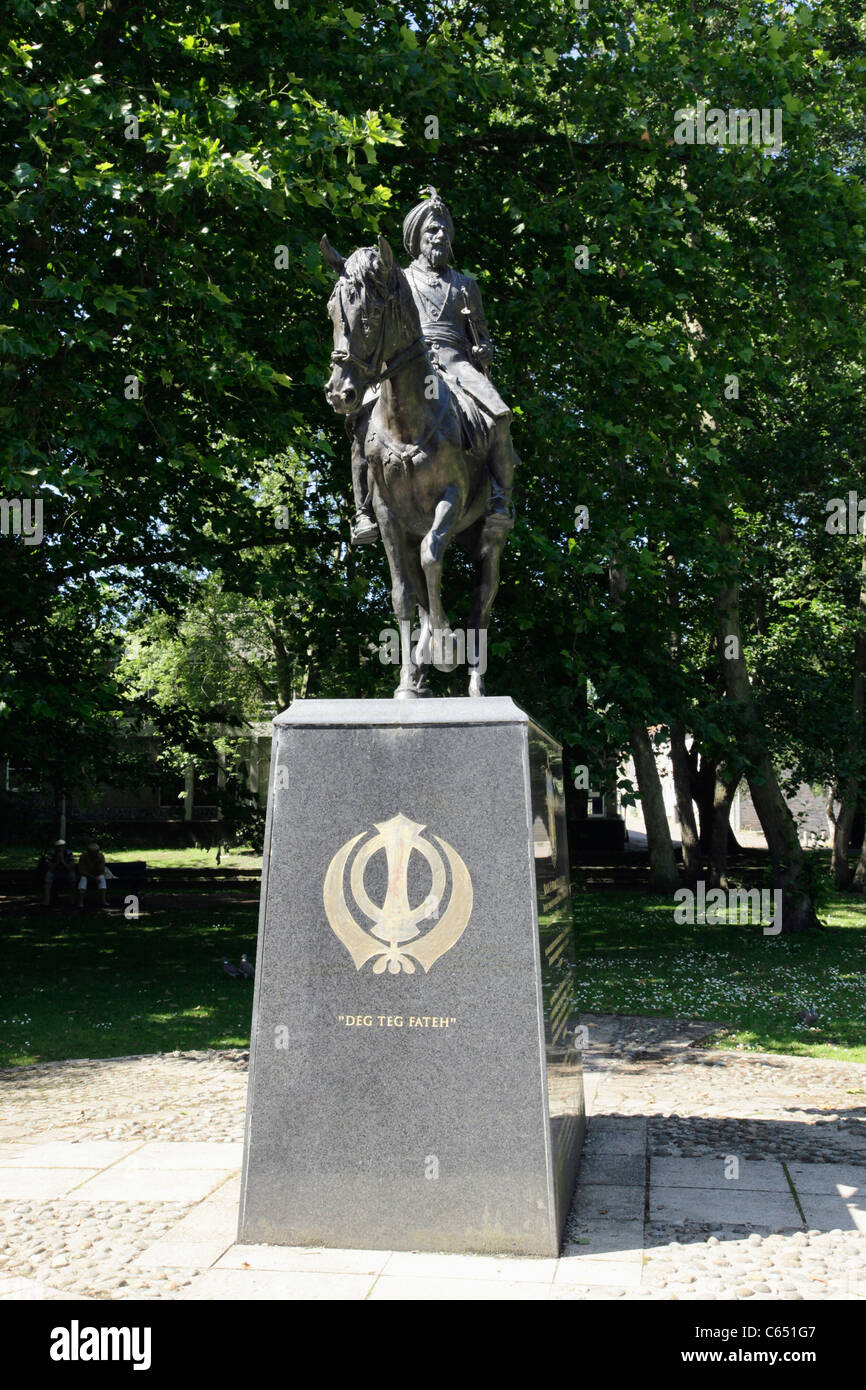 Statue de Maharadjah Duleep Singh Thetford Norfolk Banque D'Images