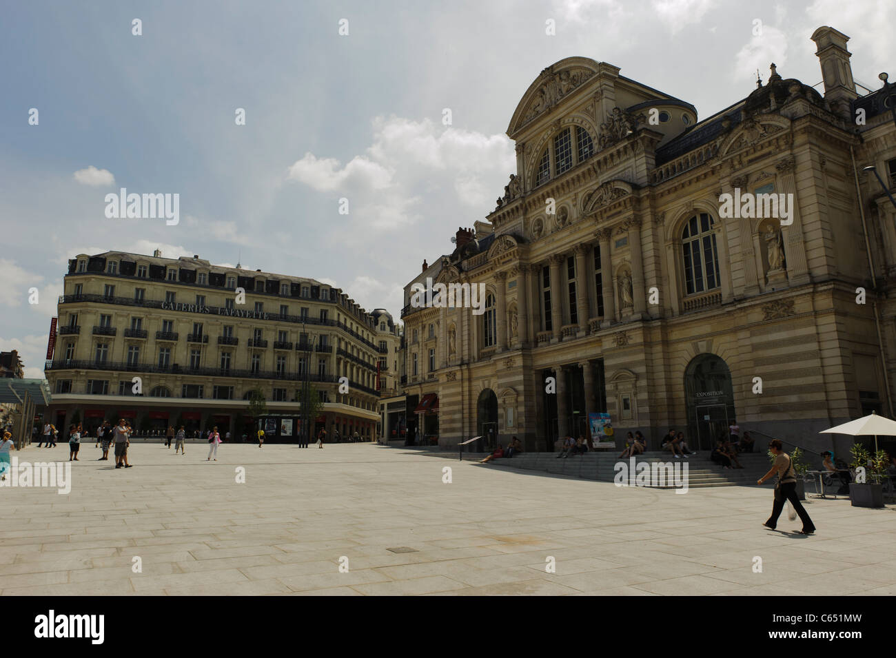 Théâtre Municipal, Place du Ralliement, Angers, France Banque D'Images