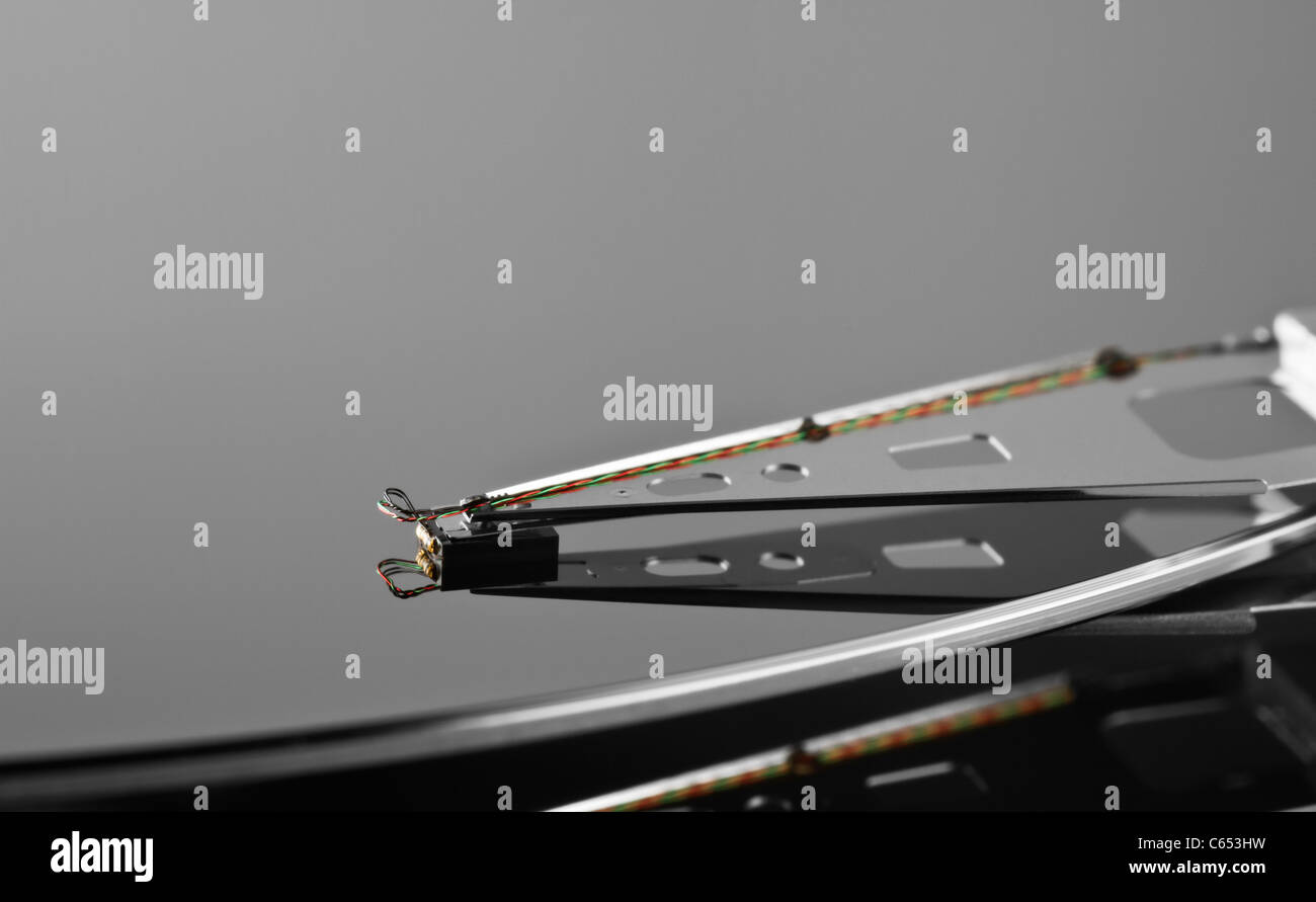 Tête de lecture/écriture en close up Banque D'Images