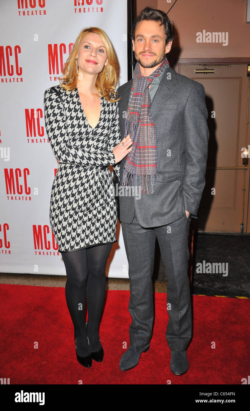Claire Danes, Hugh Dancy aux arrivées pour le MCC du théâtre 2011 Gala mal attribué, Hammerstein Ballroom, New York, NY 14 Mars, 2011. Photo par : Gregorio T. Binuya/Everett Collection Banque D'Images