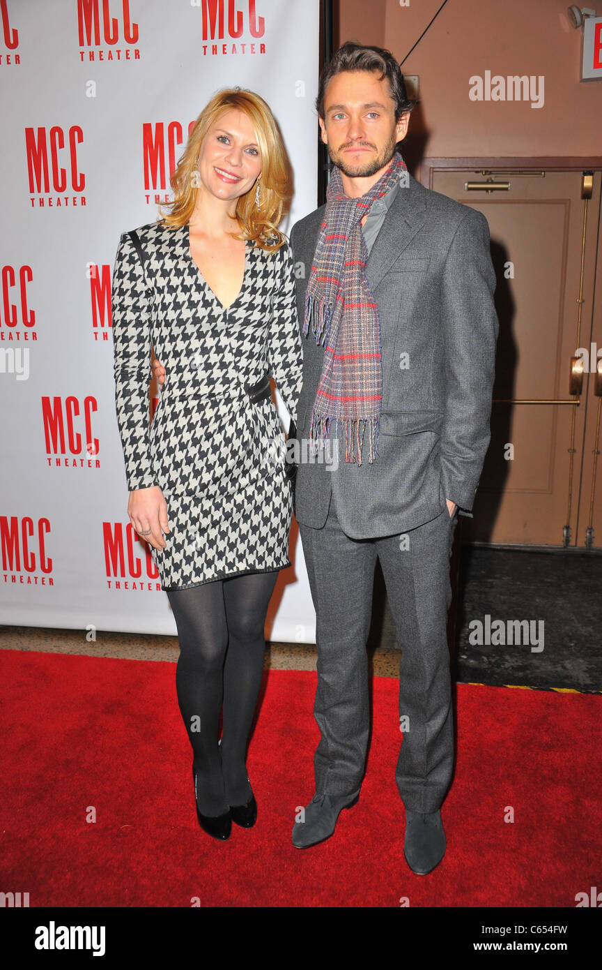 Claire Danes, Hugh Dancy aux arrivées pour le MCC du théâtre 2011 Gala mal attribué, Hammerstein Ballroom, New York, NY 14 Mars, 2011. Photo par : Gregorio T. Binuya/Everett Collection Banque D'Images
