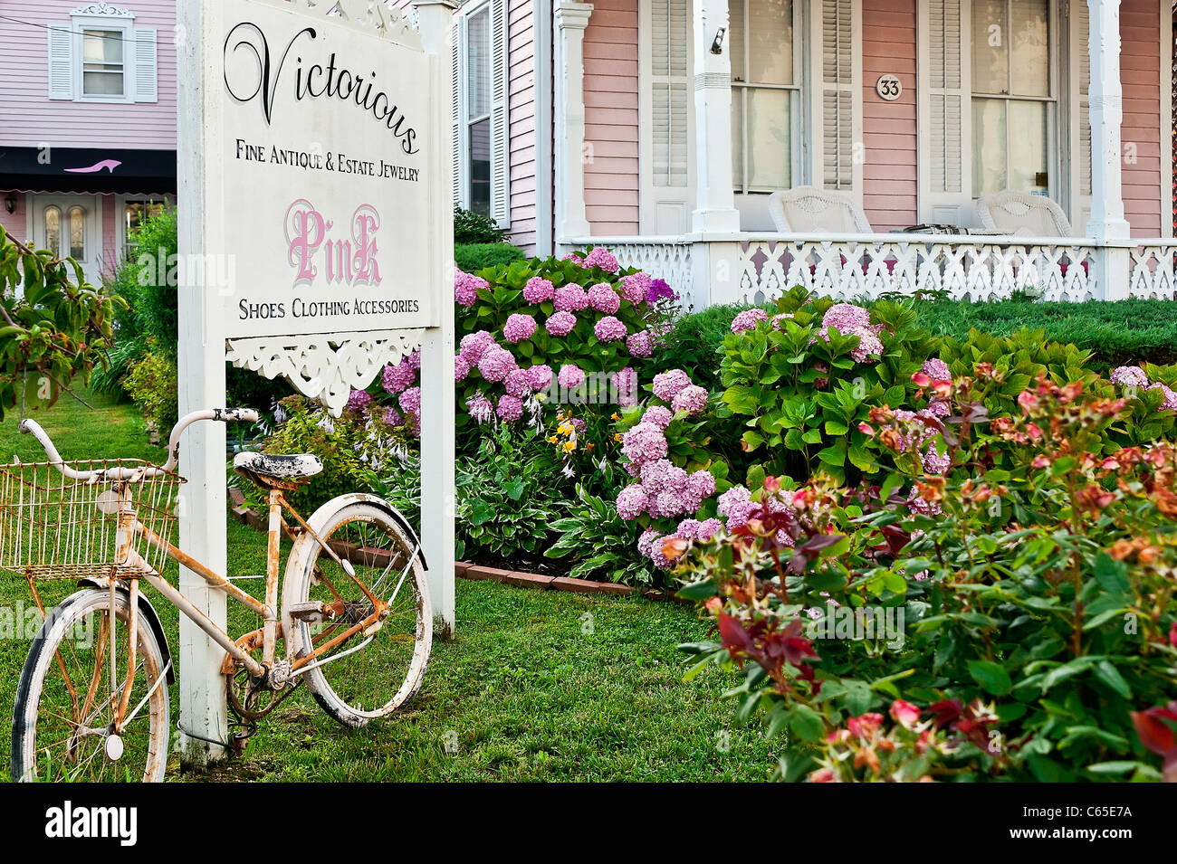 Charmante boutique, cape may, NJ, USA Banque D'Images