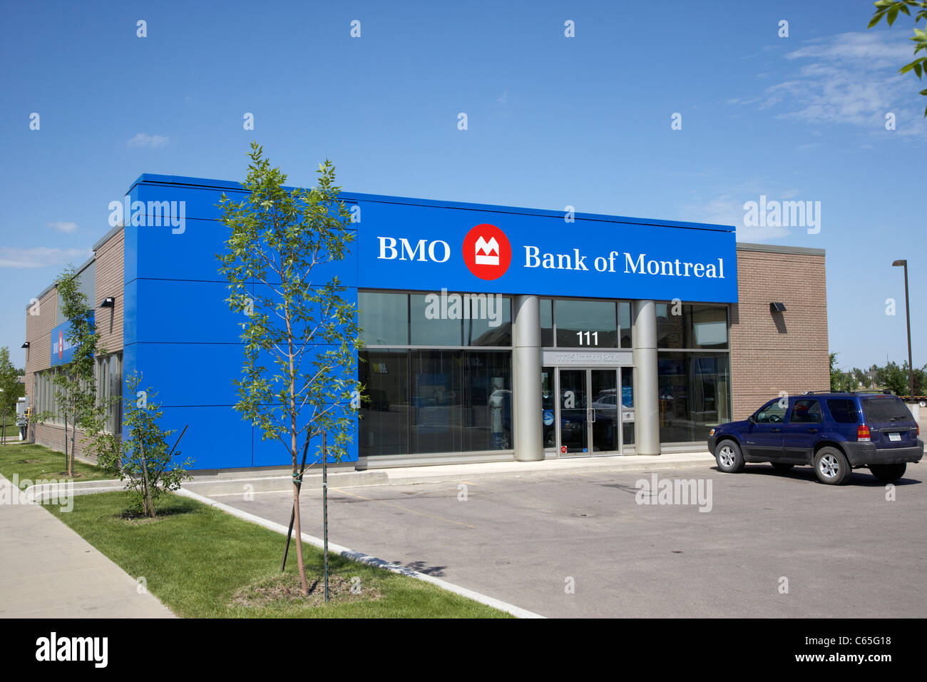 Banque de Montréal la nouvelle zone résidentielle de Saskatoon Saskatchewan Canada Banque D'Images