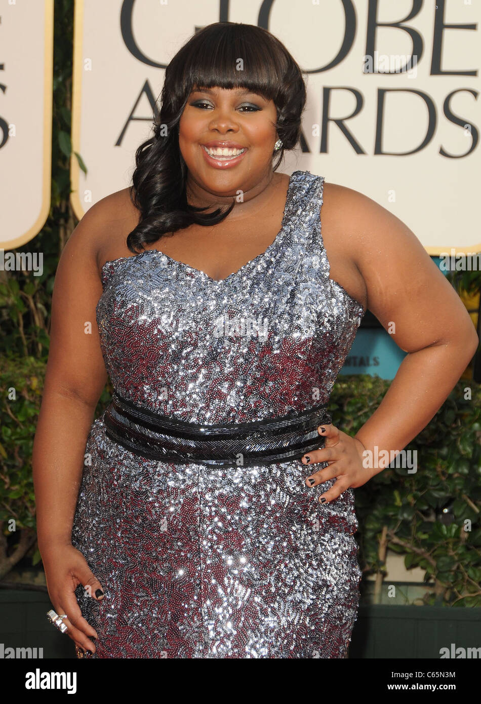 L'Amber Riley à arrivés pour la Hollywood Foreign Press Association 68e Golden Globes Awards annuels - Arrivées, Beverly Hilton Banque D'Images