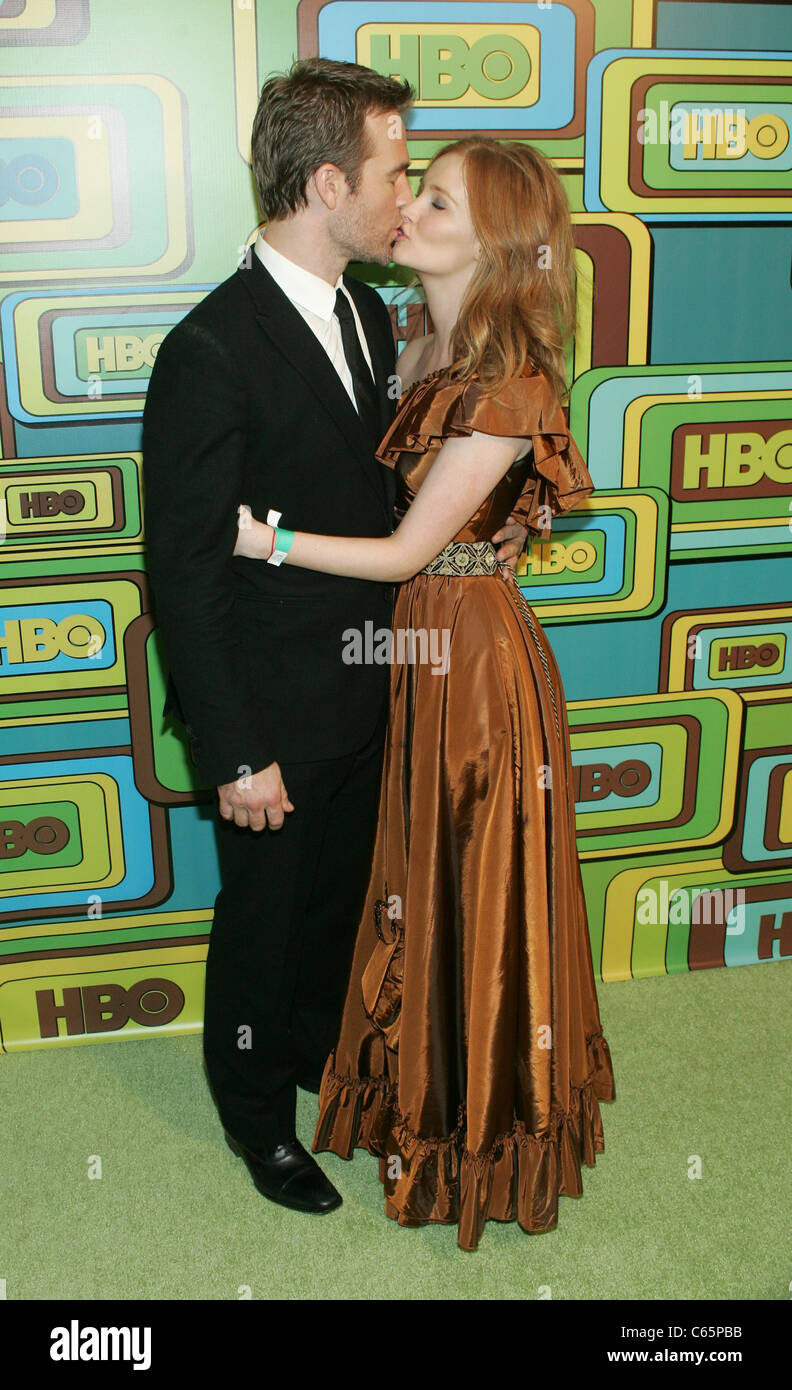 James Van Der Beek, Kimberly Brook à l'after-party pour HBO'S 2011 Golden Globes After Party, Circa 55 Restaurant, Los Angeles, CA, 16 janvier 2011. Photo par : James Atoa/Everett Collection Banque D'Images