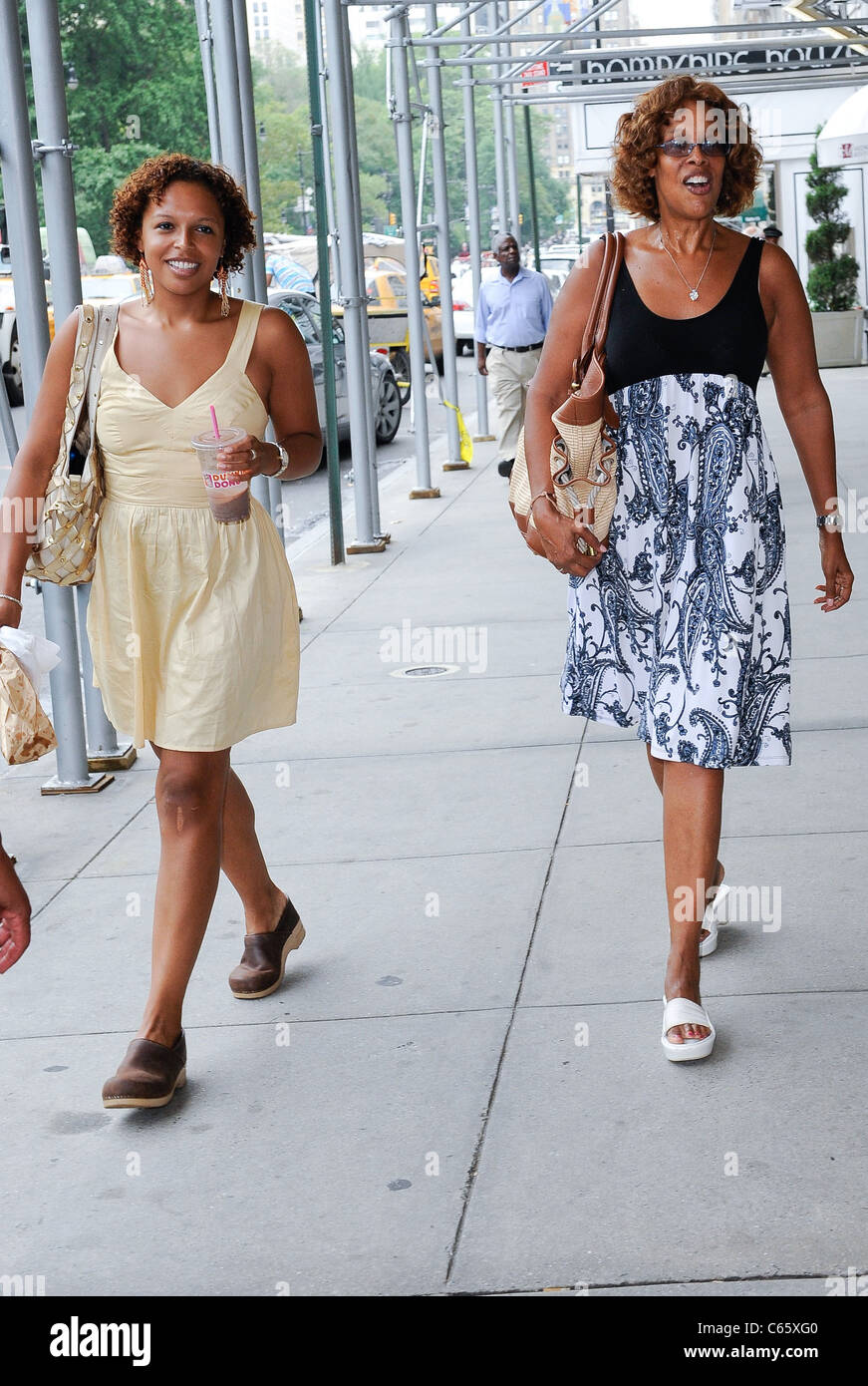 Gayle king and kirby bumpus Banque de photographies et d’images à haute